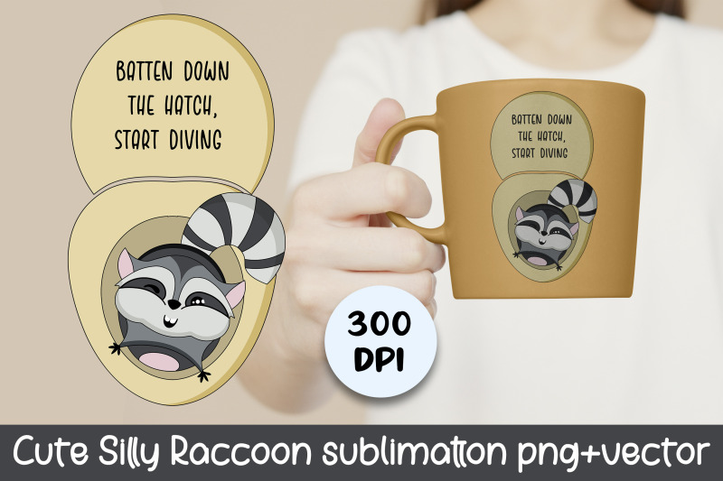 cute-raccoon-sublimation-designs-for-t-shirts