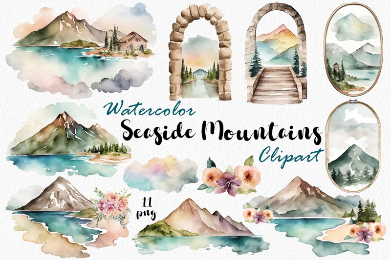 watercolor-seaside-mountains-clipart