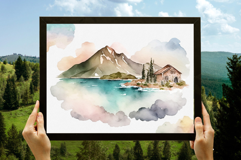 watercolor-seaside-mountains-clipart
