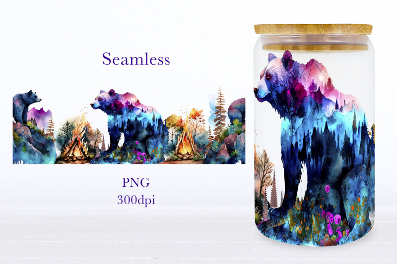 bear-glass-can-wrap-wild-animal-libbey-glass-can-sublimation