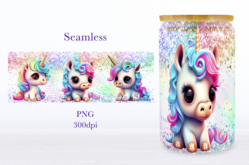 unicorn-glass-can-wrap-glitter-libbey-glass-can-sublimation
