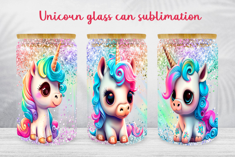 unicorn-glass-can-wrap-glitter-libbey-glass-can-sublimation