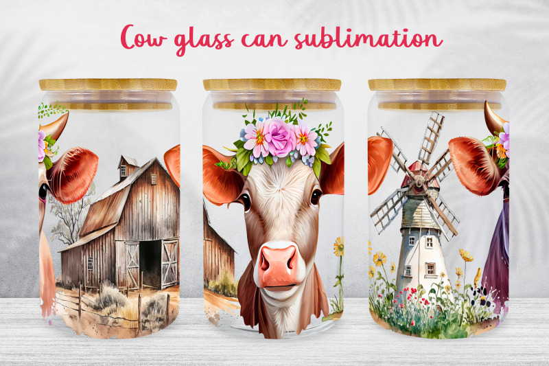 cow-glass-can-wrap-design-floral-farm-libbey-can-sublimation