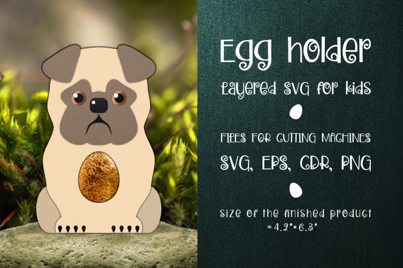 pug-dog-egg-holder-template-svg