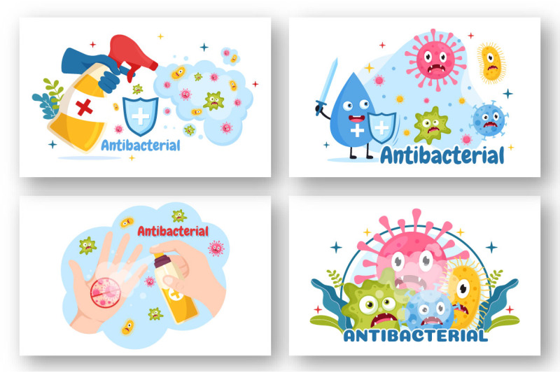 12-antibacterial-vector-illustration