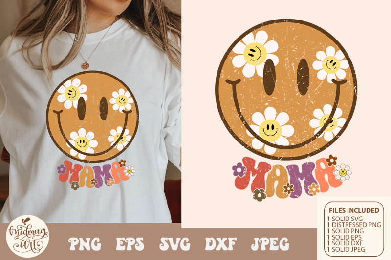 retro-mama-smiley-face-with-daisy-svg-png-sublimation-distressed-png