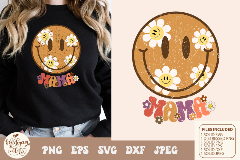 retro-mama-smiley-face-with-daisy-svg-png-sublimation-distressed-png