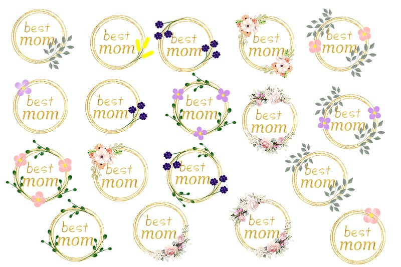 mothers-day-sublimation-frame-flowers-sublimation-bundle