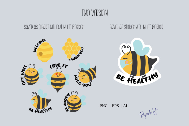 stickers-cute-bee-png