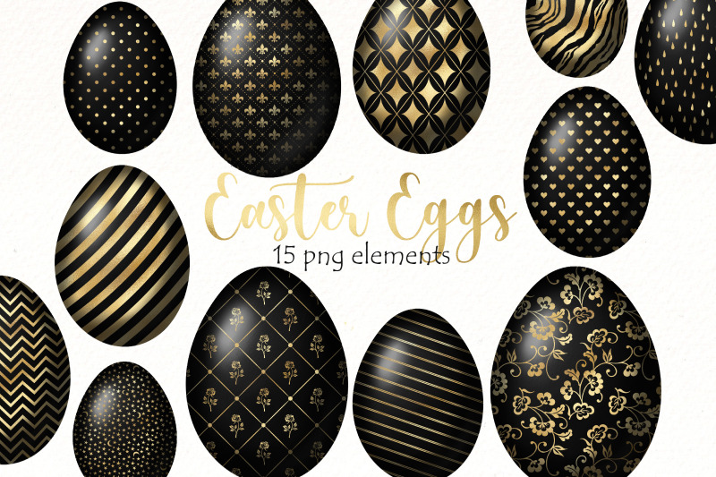 easter-eggs-clipart-black-gold-modern-eggs-png-spring-png