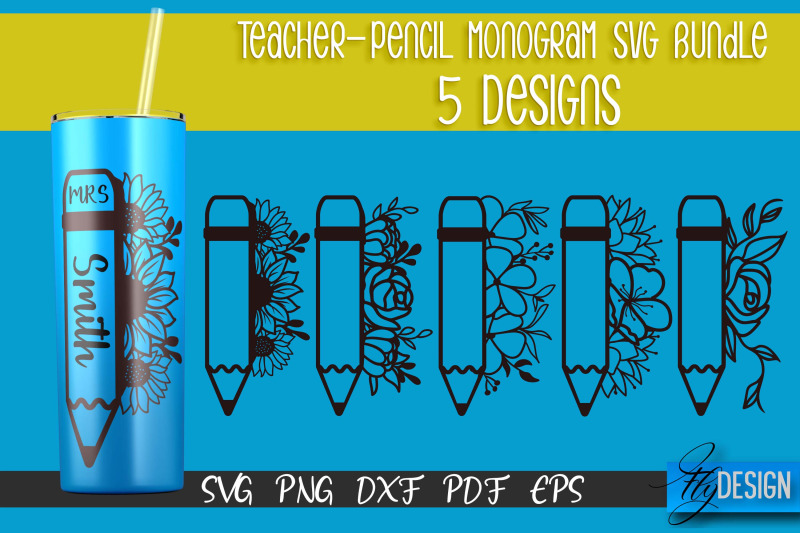 teacher-pencil-monogram-svg-bundle-pencil-monogram-svg-design