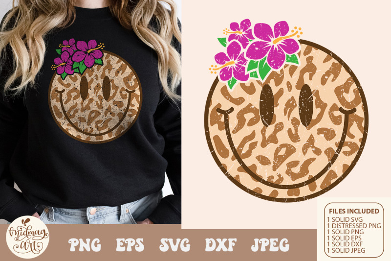 retro-smiley-face-with-flowers-svg-png-sublimation