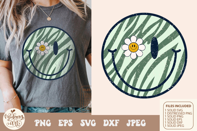 retro-smiley-face-zebra-with-daisy-eye-svg-png-sublimation