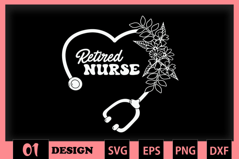 retired-nurse-stethoscope-floral