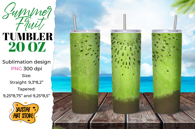 summer-tumbler-sublimation-kiwi-fruit-tumbler-20-oz