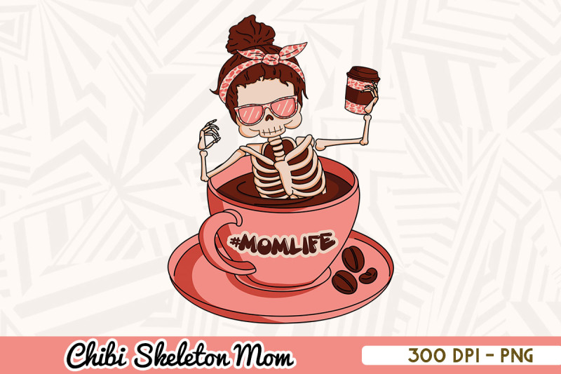 mom-life-chibi-skeleton-mom-coffee