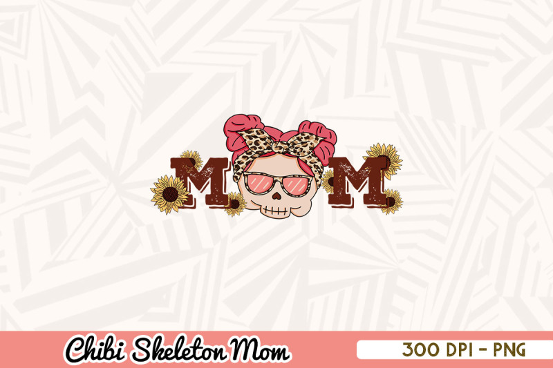 mom-skeleton-sunflower-mom-chibi-mom