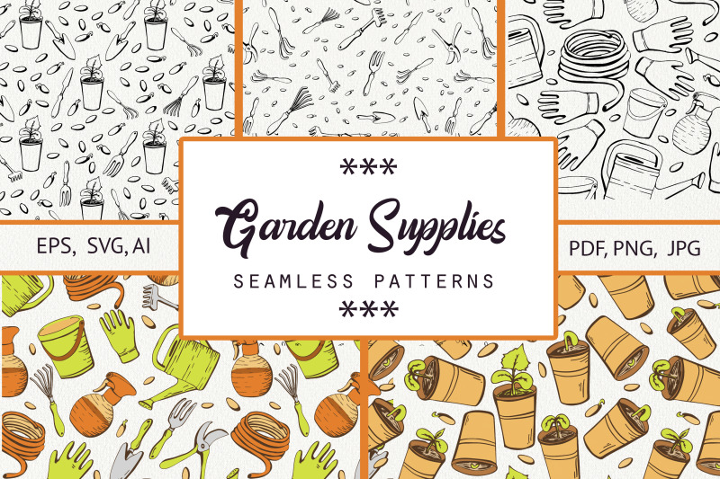 garden-supplies-seamless-patterns