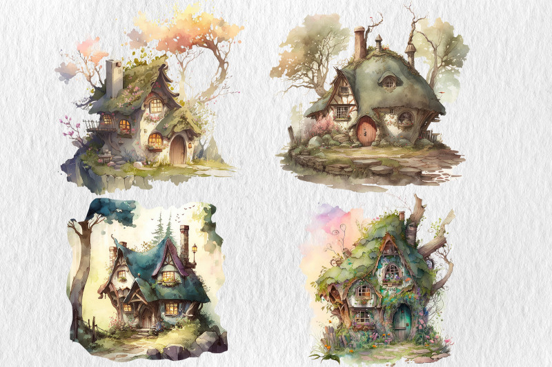watercolor-fairy-house-clipart