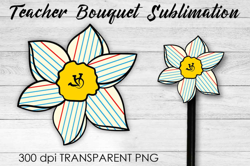 teacher-bouquet-sublimation-teacher-pencil-design-flower-sublimati