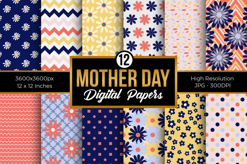 mother-039-s-day-floral-pattern-digital-papers