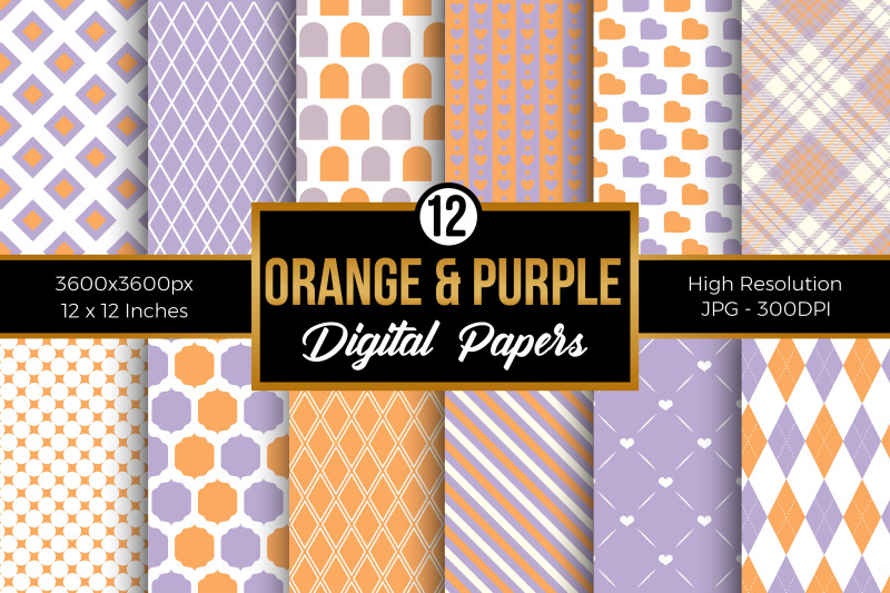 orange-and-purple-seamless-pattern-digital-papers