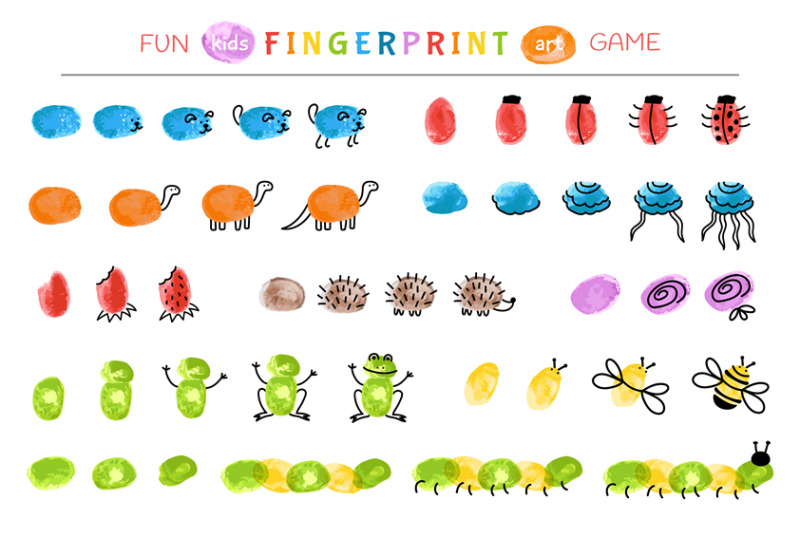 fingerprint-animal-game-step-by-step-baby-painting-animals-with-finge