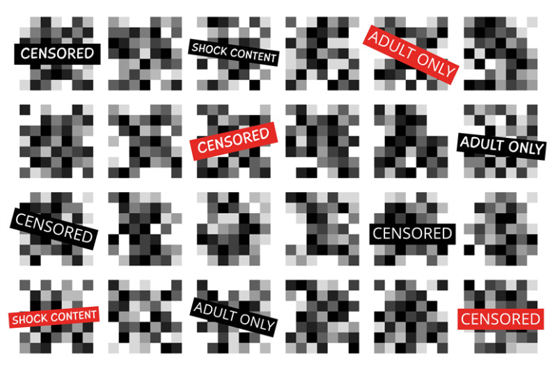 censored-pixel-blur-squares-for-tv-or-social-media-pixelated-blurring