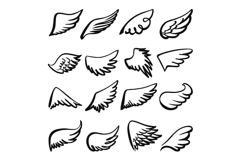 black-angel-wings-isolated-drawing-wing-of-bird-goose-seagull-dove