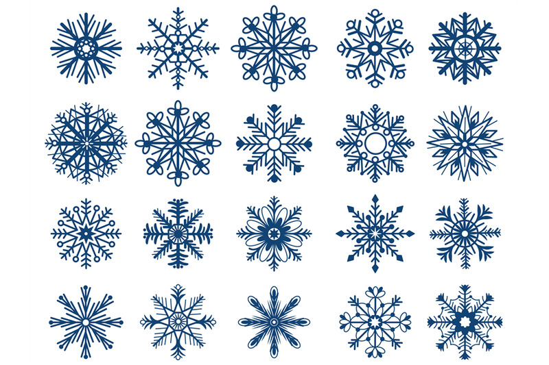 isolated-snowflakes-silhouettes-and-ice-crystals-xmas-snowflake-stick