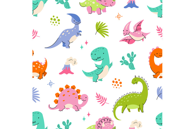 dinosaur-seamless-pattern-sweet-cartoon-dinosaurs-clothes-print-templ