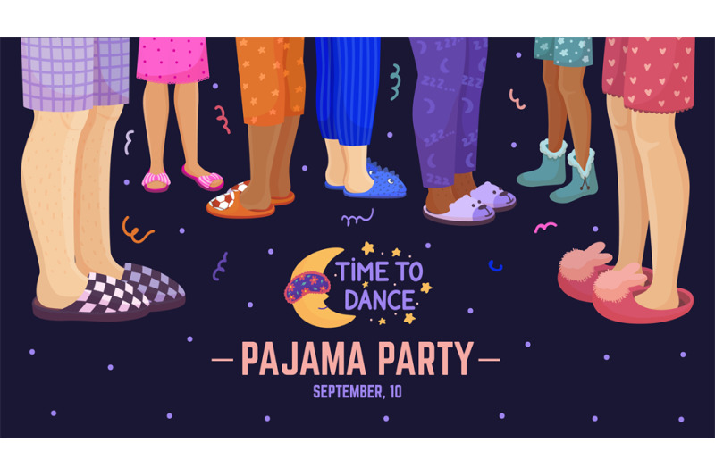 pajama-party-background-with-casual-slippers-on-human-legs-holiday-re