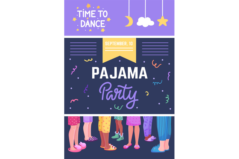 pajama-party-banner-night-dance-at-home-holiday-festive-joy-weekend