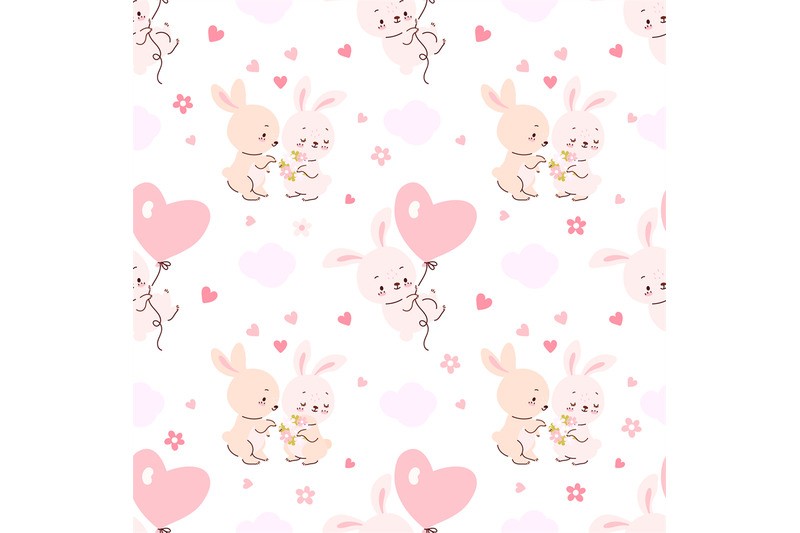 love-animals-seamless-pattern-cute-cartoon-bunny-with-hearts-funny-r