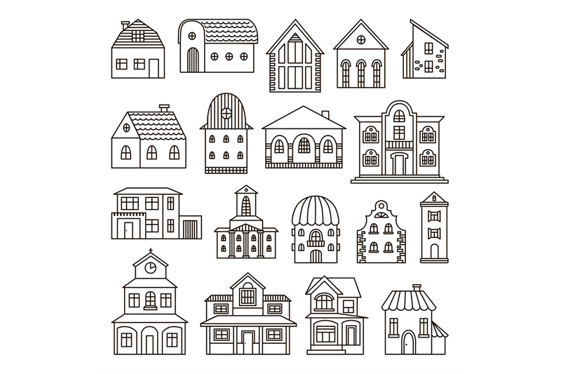 doodle-line-different-houses-hand-drawn-house-cute-simple-scandinavi