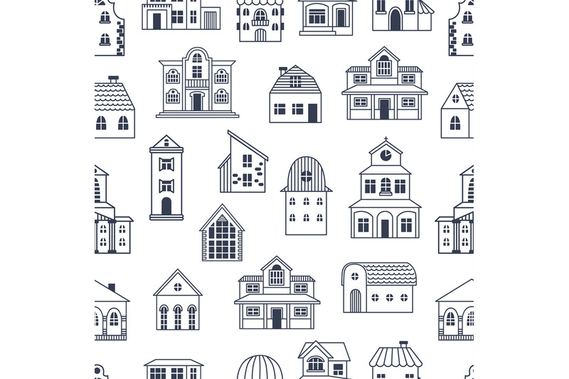 cute-doodle-homes-seamless-pattern-tiny-houses-line-architecture-ele