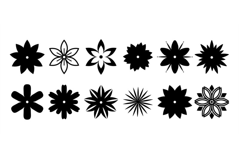 flowers-silhouettes-black-isolated-flower-icons-vector-floral-elemen