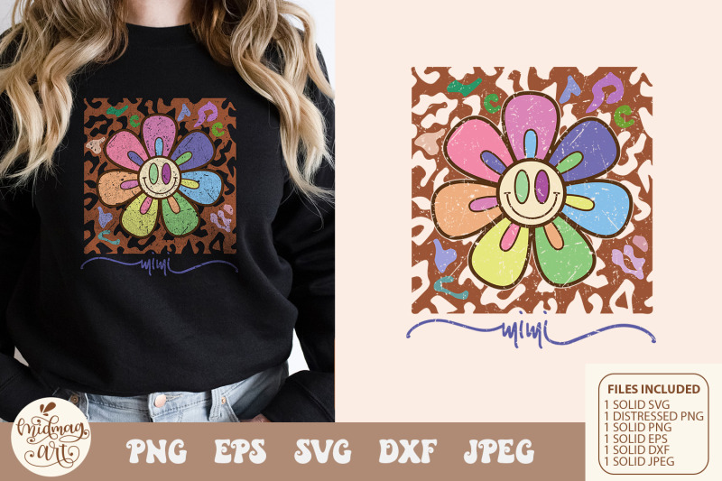 retro-mimi-leopard-daisy-smiley-face-svg-png-sublimation