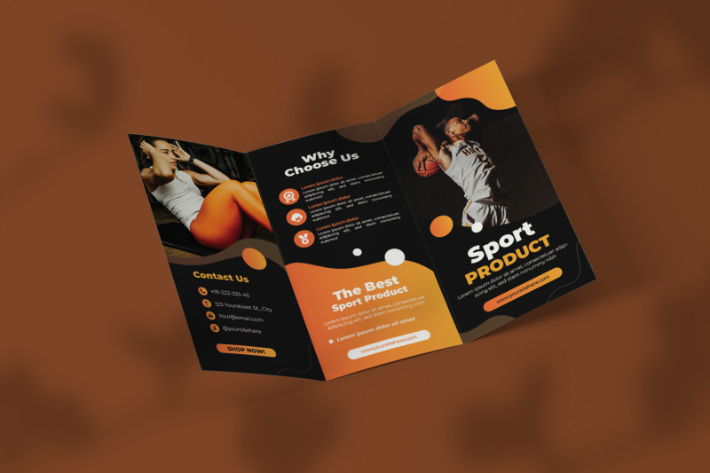 sport-product-trifold-brochure