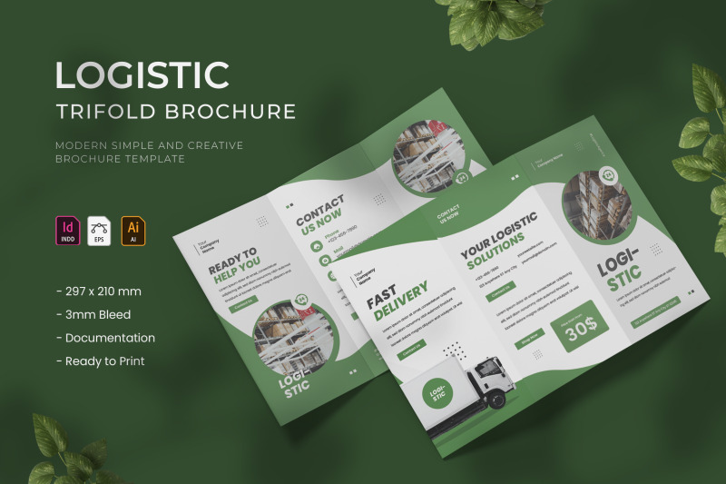 logistic-trifold-brochure