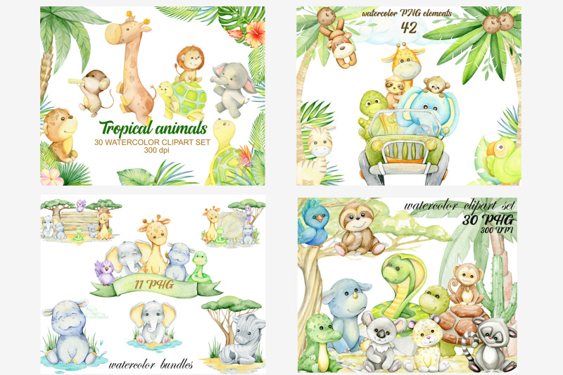 safari-nursery-wall-art-baby-animal-alphabet-print-set-watercolor-ju