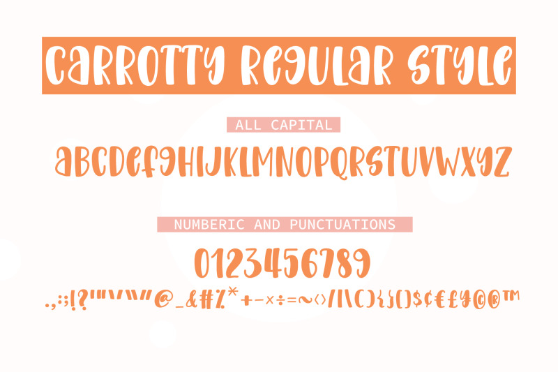 carrotty-a-handwritten-font