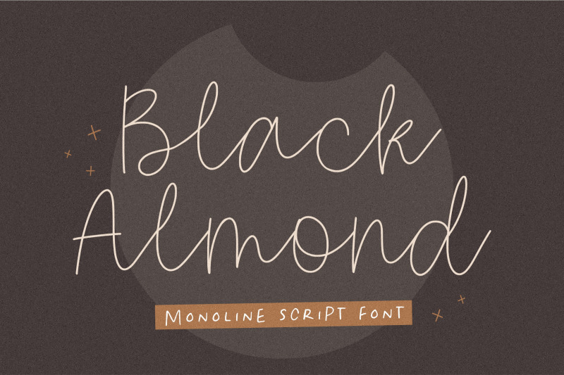 black-almond-font