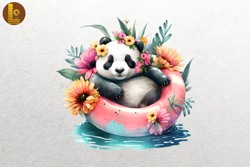 cute-panda-summertime-watercolor-20