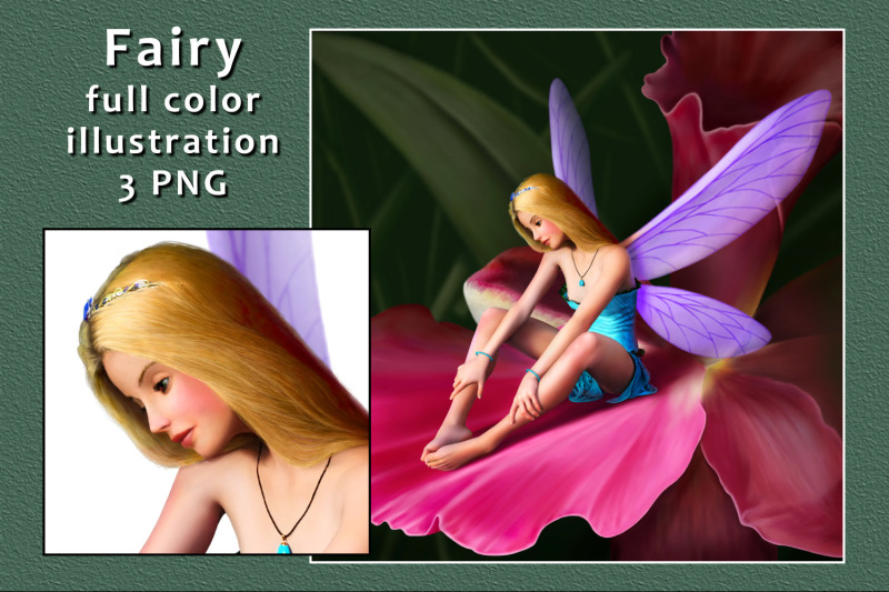 fairy-on-a-flower-illustration