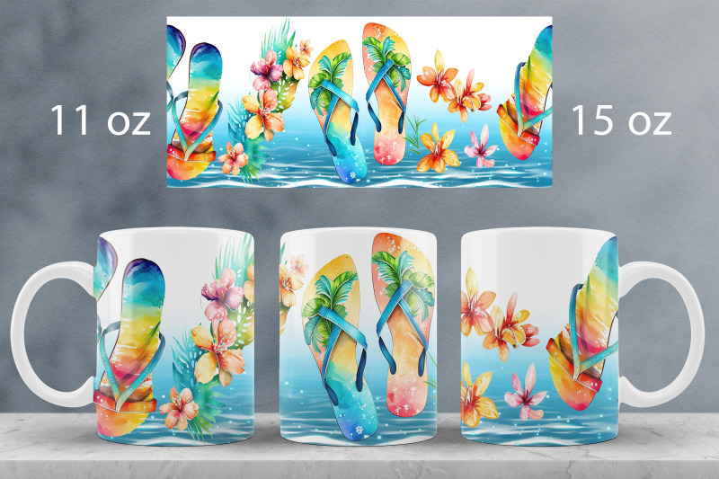 summer-mug-wrap-design-beach-truck-mug-sublimation-png