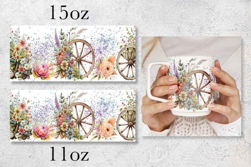 spring-mug-wrap-design-garden-wheel-mug-sublimation-pngl