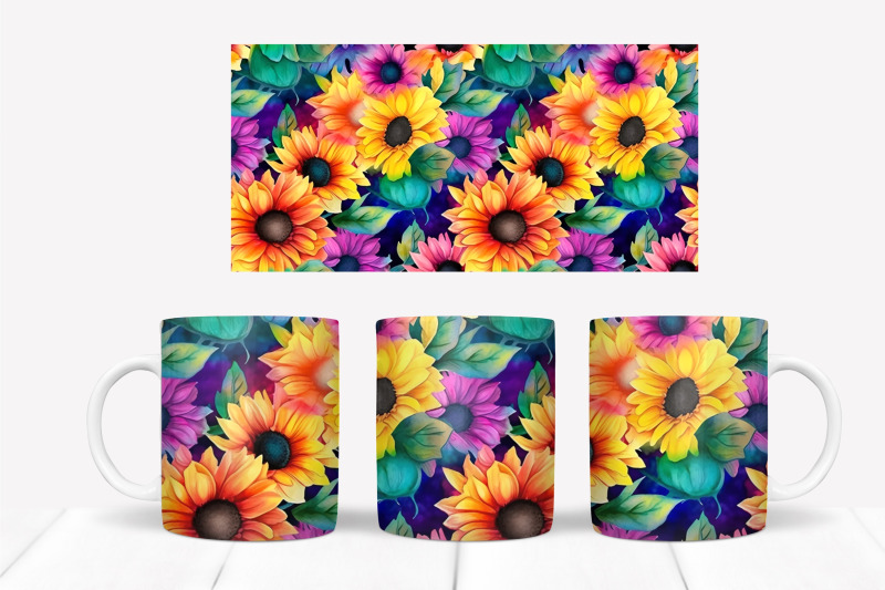 sunflower-mug-wrap-sunflower-mug-sublimation