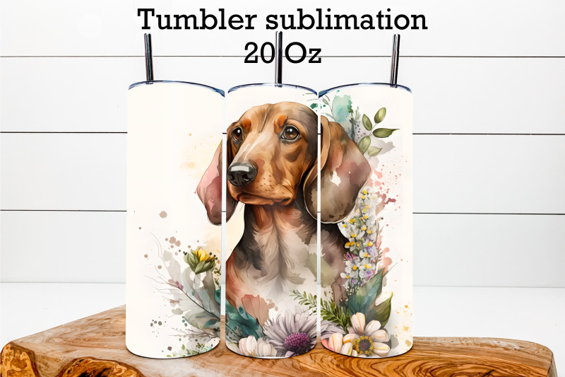 dachshund-tumbler-dog-tumbler-sublimation