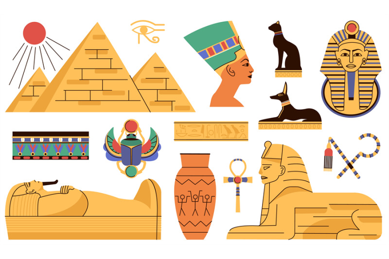 egypt-flat-elements-sculpture-and-egyptian-building-pyramids-oasis-l